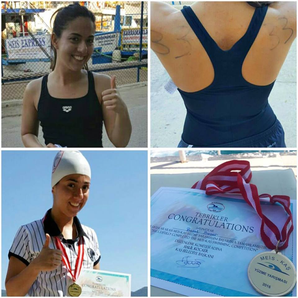 Başak BEŞER ve madalyası